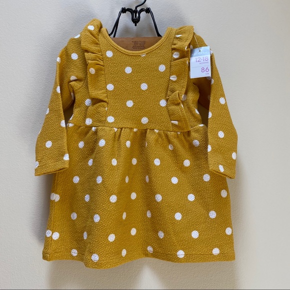 Primark Other - 💛 Mustard polka dot Primark dress